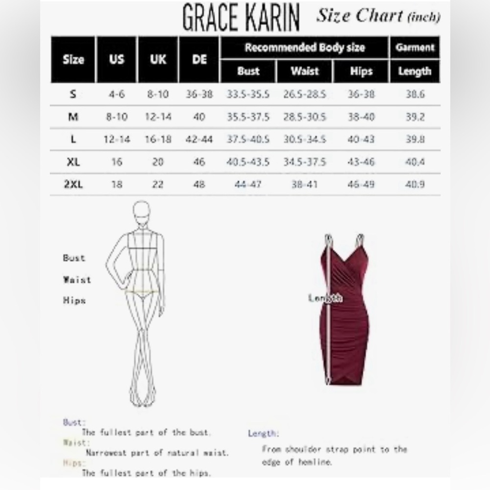 Grace Karin Red Dress EUC - Picture 4 of 4